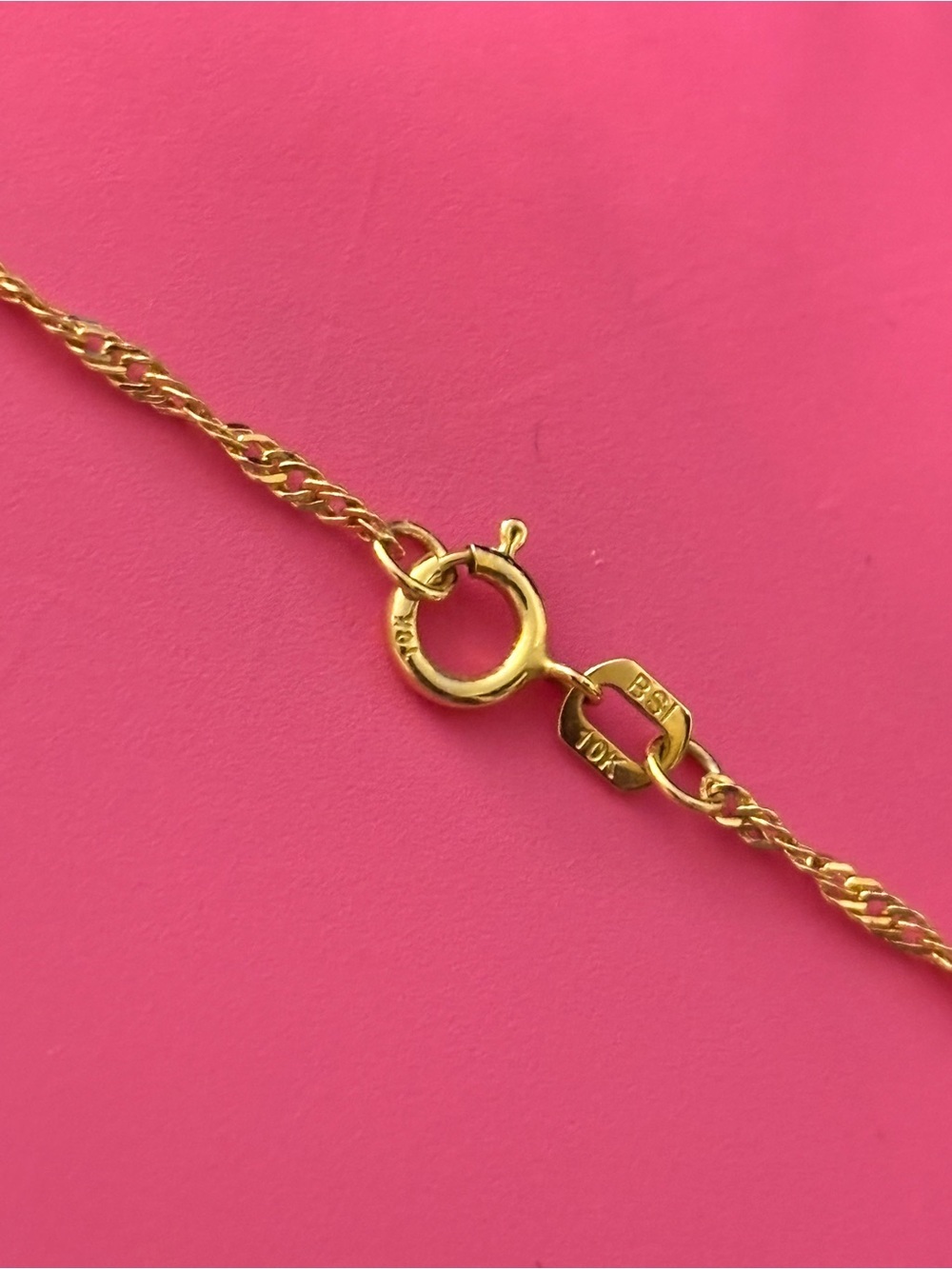 1.5mm Real 10k Solid Gold Twist Chain 22 in. - Picture 9 of 9